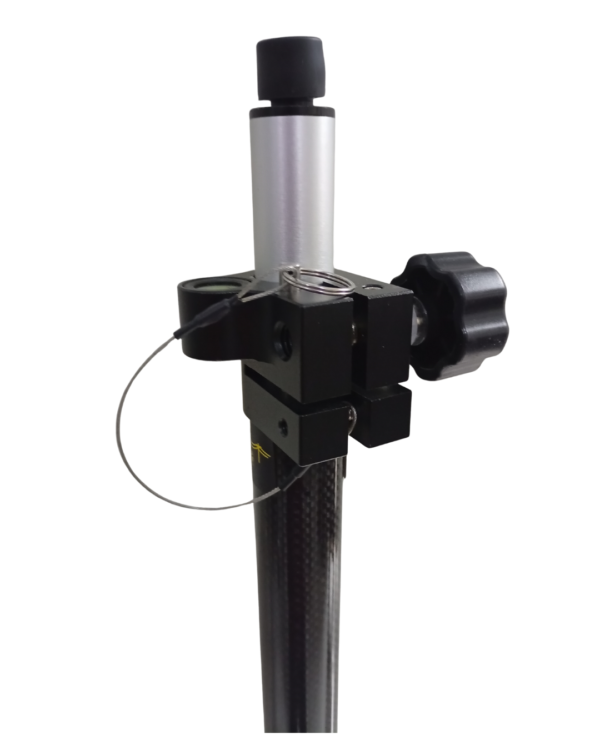 Bastón GPS GNSS RTK de Fibra de Carbono 2.20 m Compatible con Leica, Trimble, Topcon, CHCNAV y Sokkia