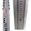 3 Regla de Topografía 5m Aluminio - Graduación Doble
